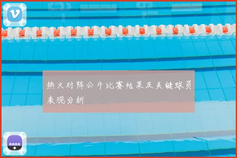 热火对阵公牛比赛结果及关键球员表现分析