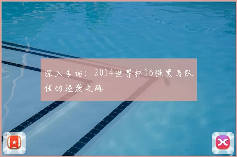 深入专访：2014世界杯16强黑马队伍的逆袭之路