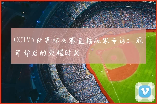 CCTV5世界杯决赛直播独家专访:冠军背后的荣耀时刻